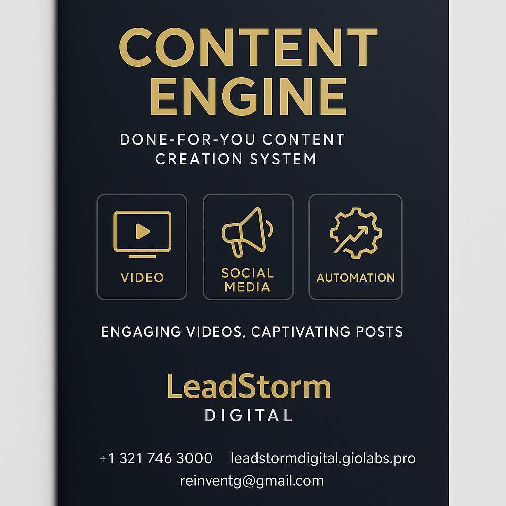 Content Engine Brochure