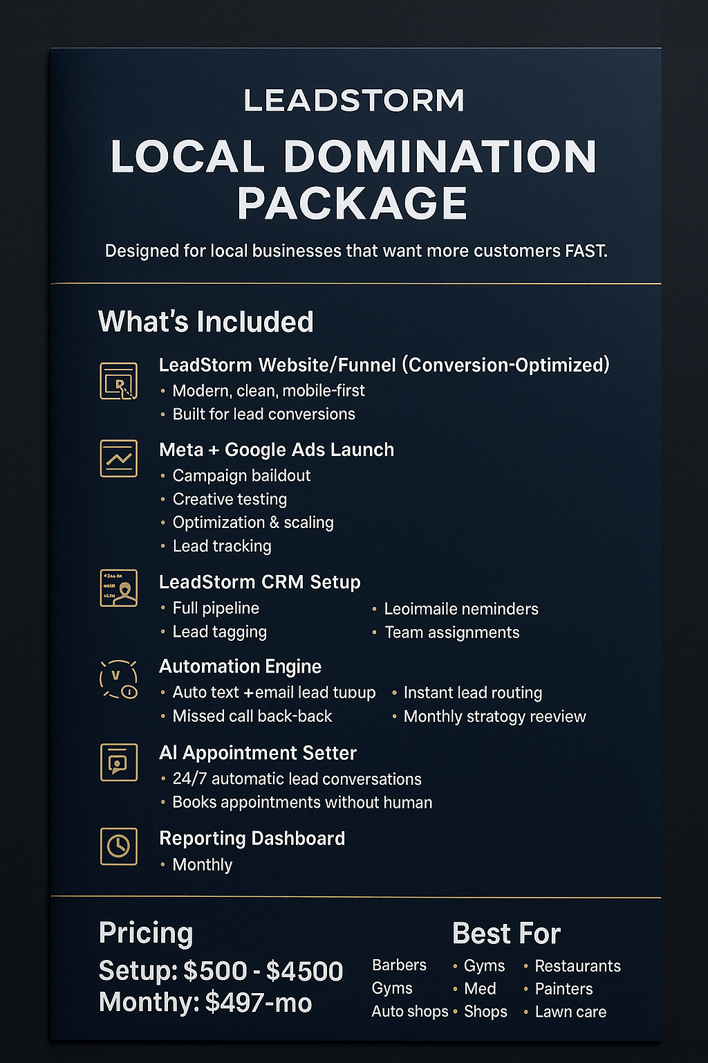 Local Domination Package Brochure